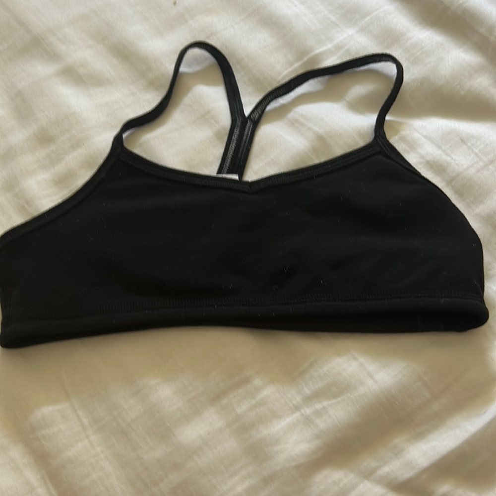 black ivivva sports bra for girls athletic size 8